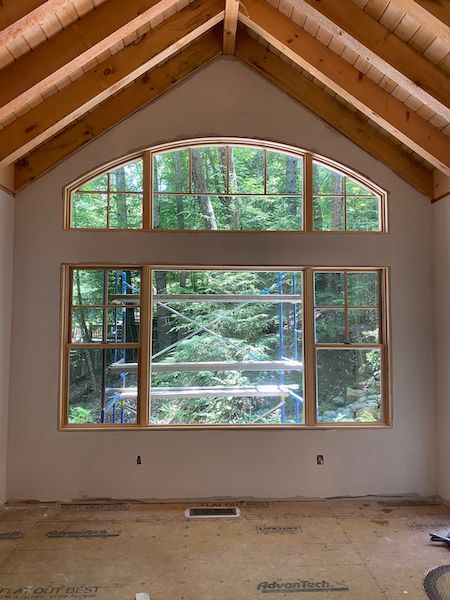 Cabin Great Room Drywall & Finish: photo 17 of 21