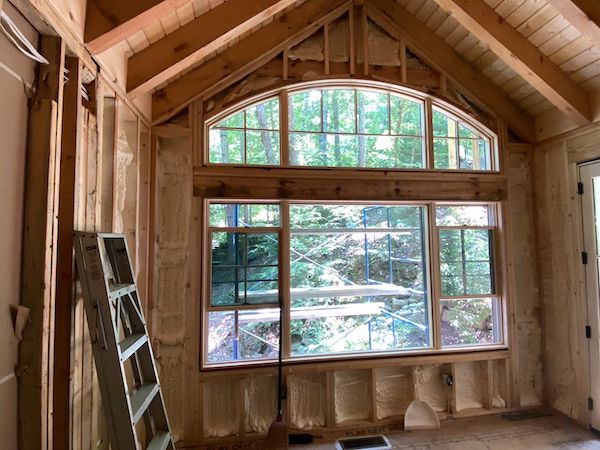 Cabin Great Room Drywall & Finish: photo 2 of 21