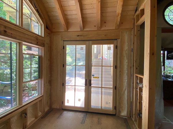 Cabin Great Room Drywall & Finish: photo 3 of 21
