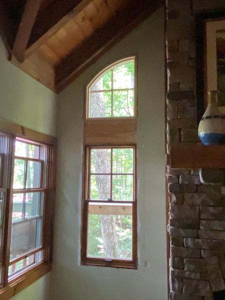 Cabin Great Room Drywall & Finish: photo 7 of 21