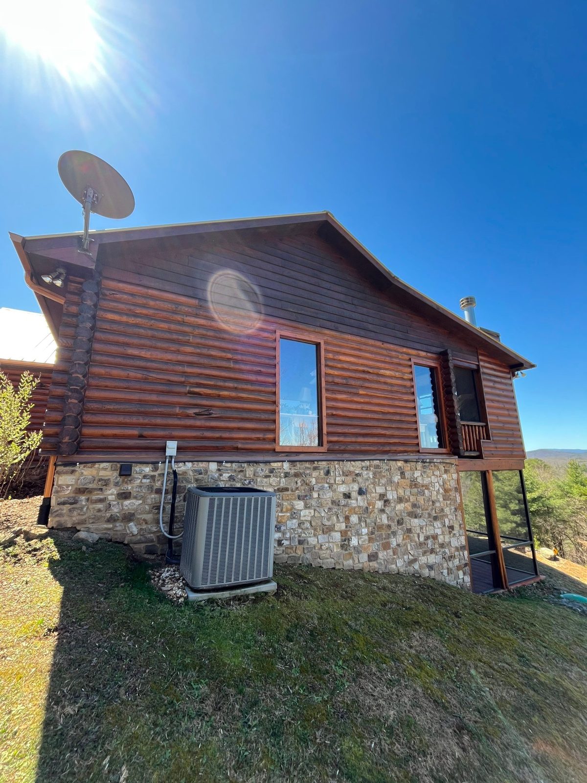 Blue Ridge Exterior Cabin Cleaning