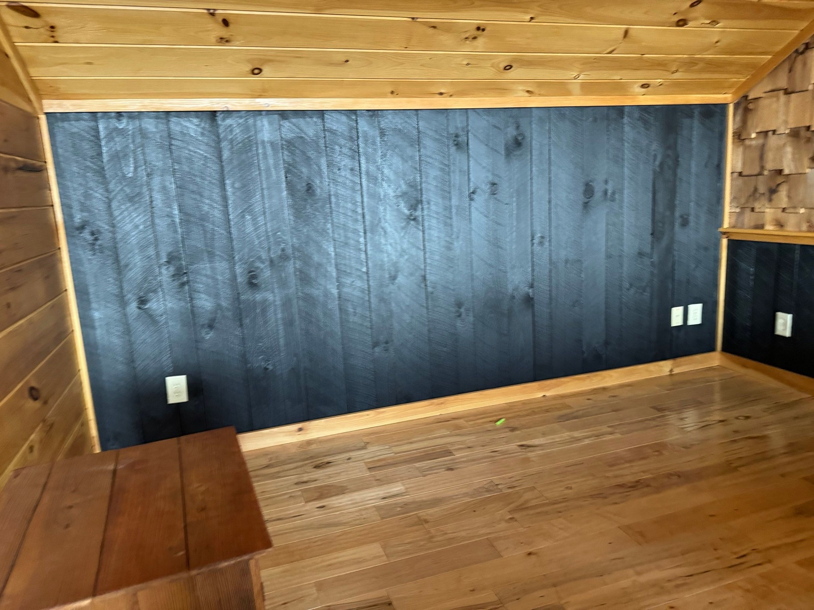 Dark Accent Walls in a North Georgia Cabin