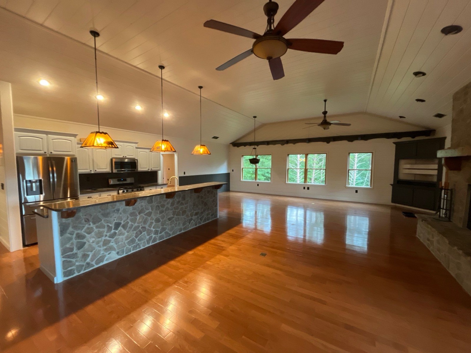 Whole-Cabin Interior Repaint in North Georgia: photo 2 of 21